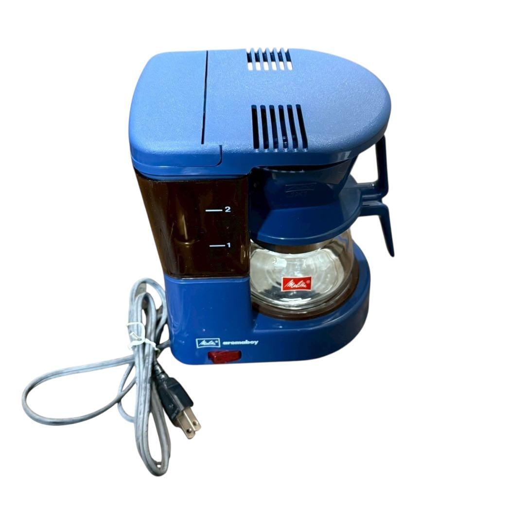 青色 コーヒーメーカー 約4カップ