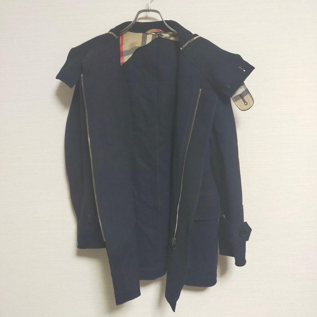 バーバリーロンドン ダッフルコート 薄手 M