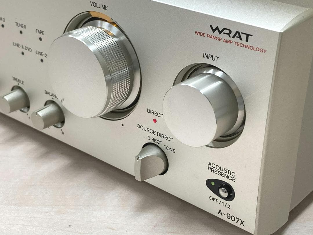 ★整備済み★ONKYO　A-907X　SPリレー交換済み　上級機　取説　上美品⑥