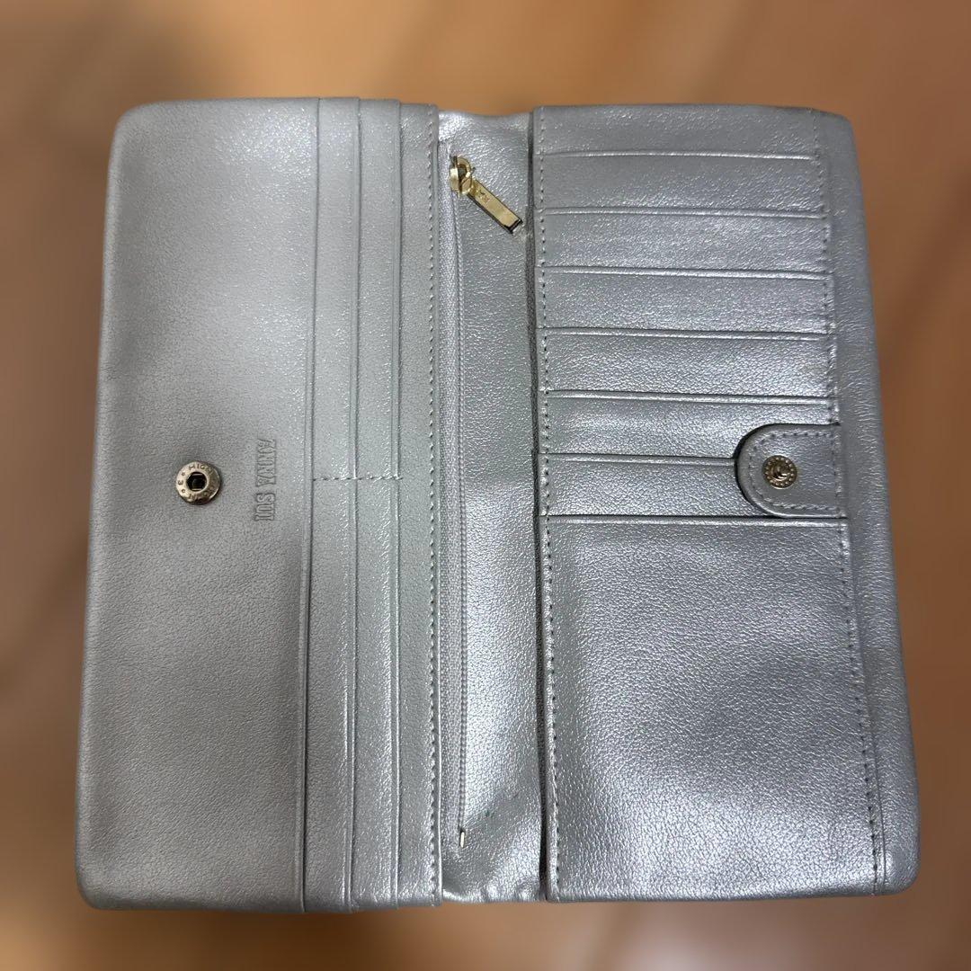 ANNA SUI アナスイ　ファンタジア　長財布　シルバー