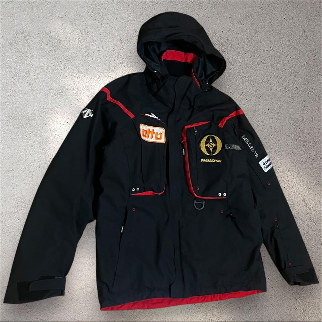 DESCENTE OGASAKA SKI スキーウェア　デサント　ブラック　L