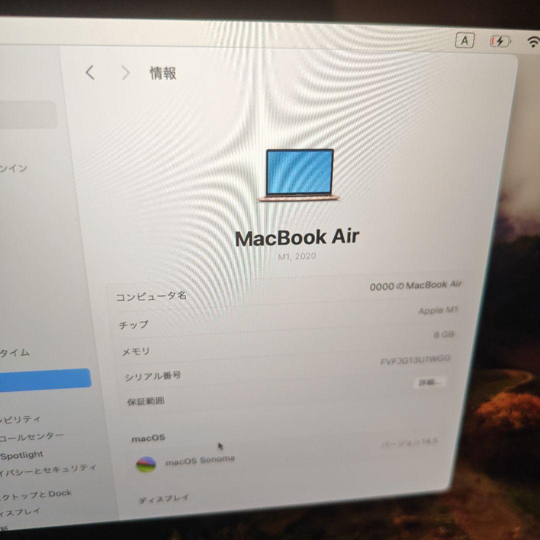 MacBook本体 Apple MacBook Air M1 2020 1TB 8GB