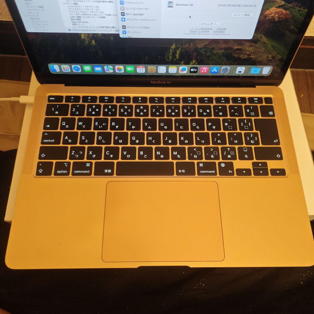 MacBook本体 Apple MacBook Air M1 2020 1TB 8GB