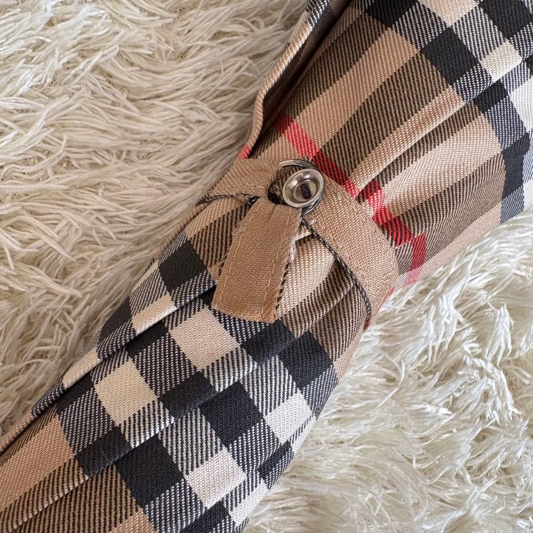 Burberry’s バーバリーズ 長傘 ノバチェック 木製ハンドル カサ