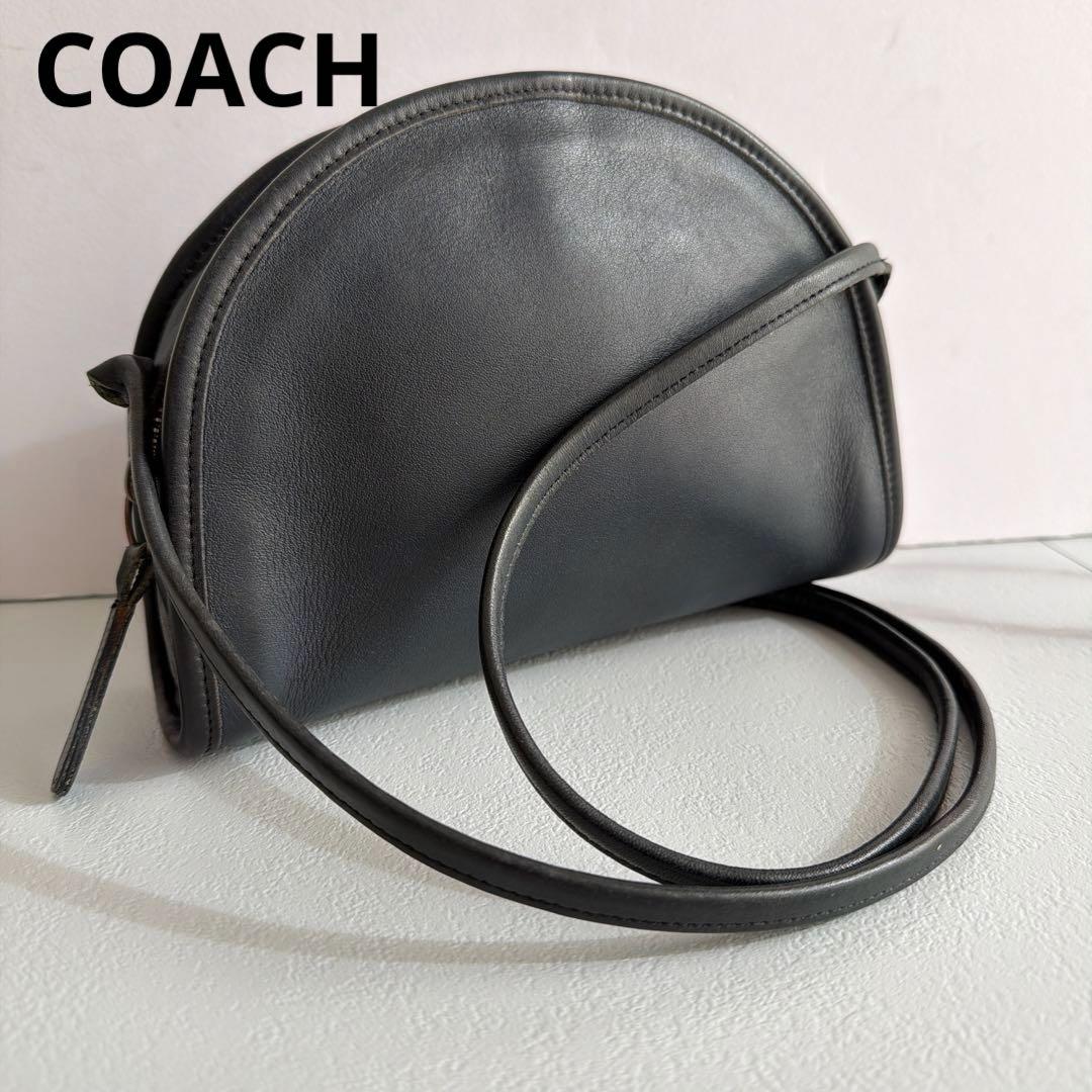 希少 オールドコーチ ショルダーバッグ 9911 OLD COACH ネイビー