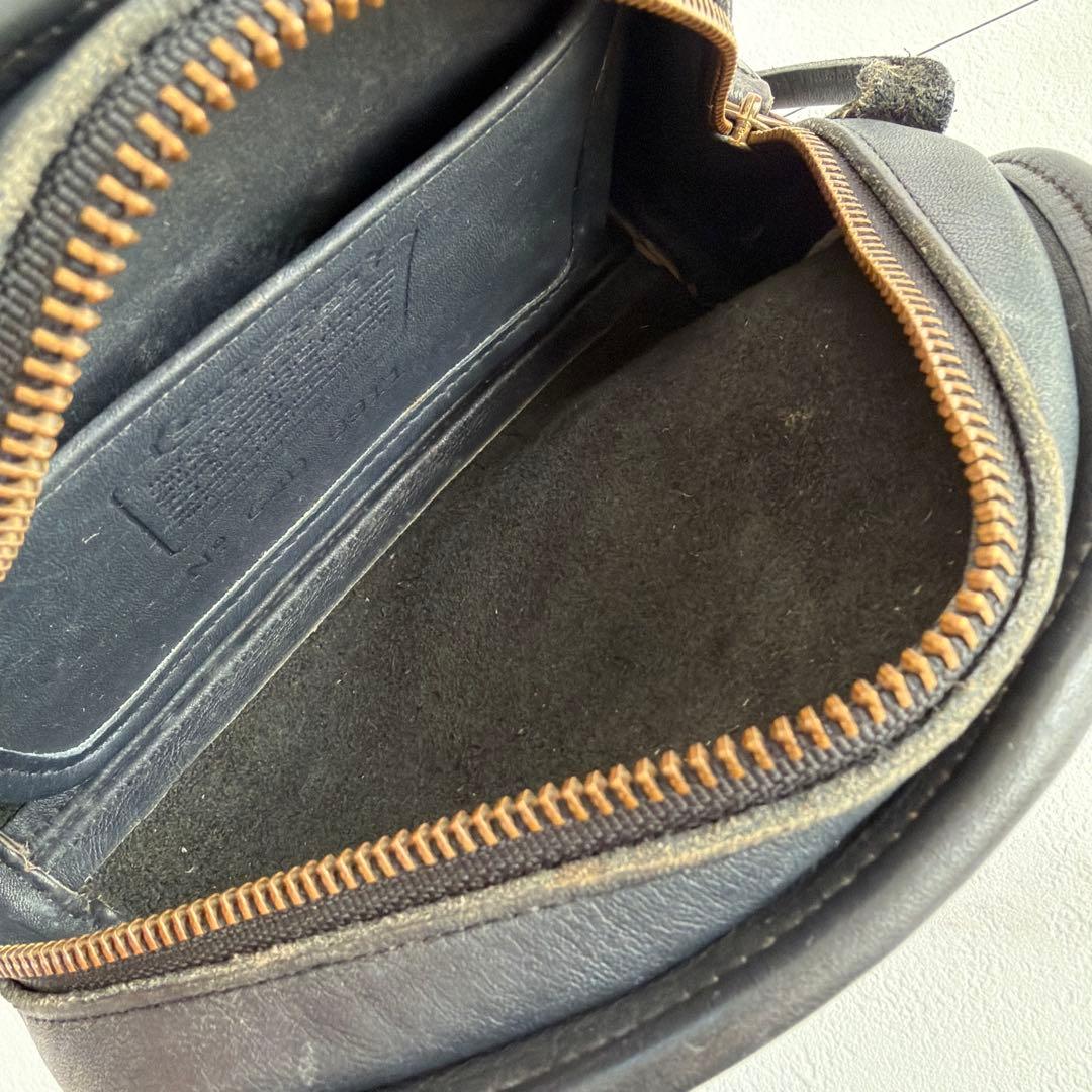 希少 オールドコーチ ショルダーバッグ 9911 OLD COACH ネイビー