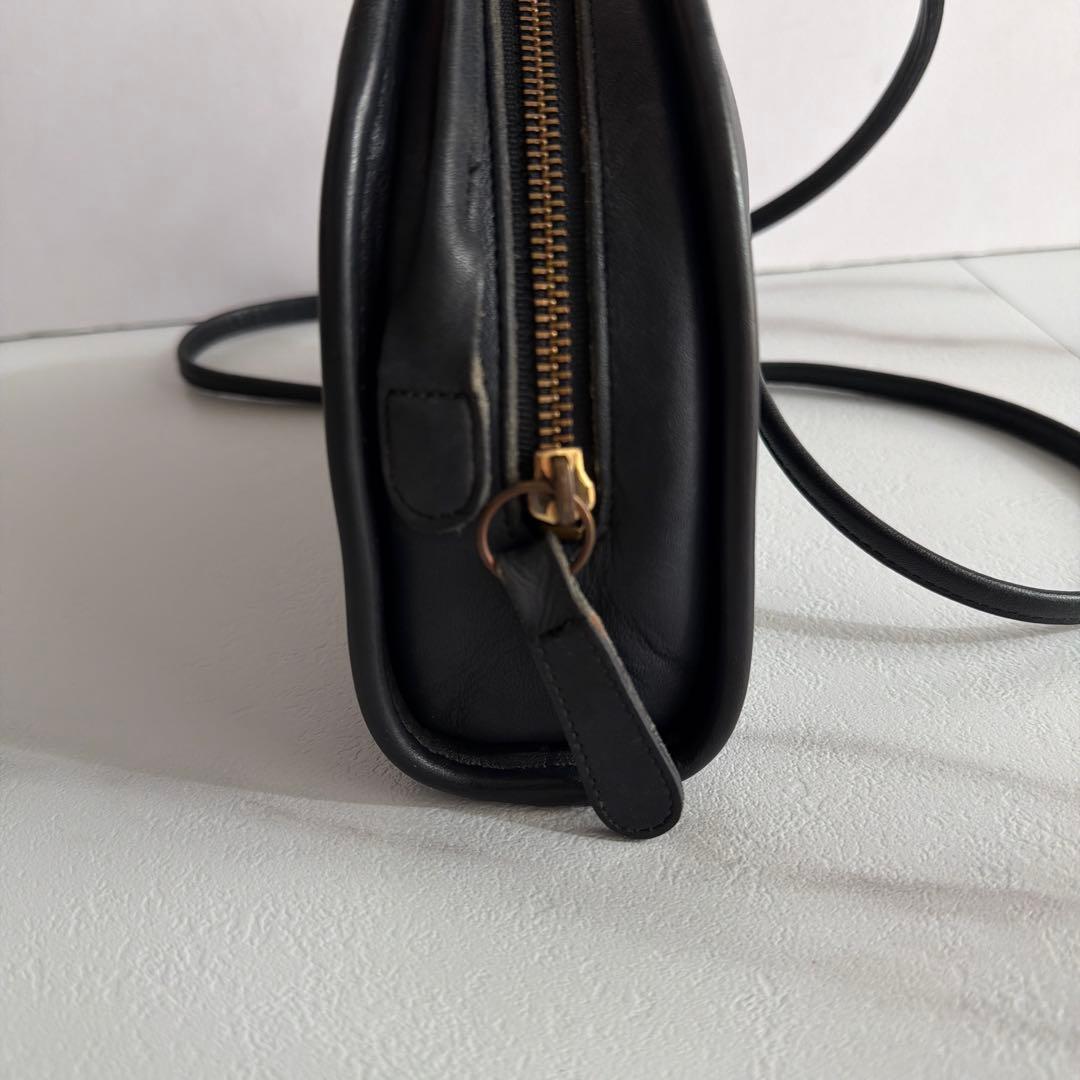 希少 オールドコーチ ショルダーバッグ 9911 OLD COACH ネイビー