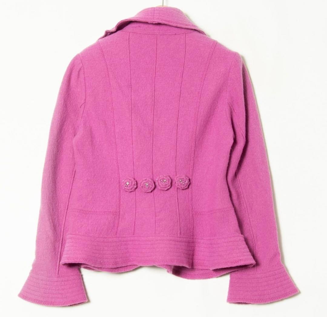 価格3万円程●Super Beauty ジャケット コサージュ付き L相当