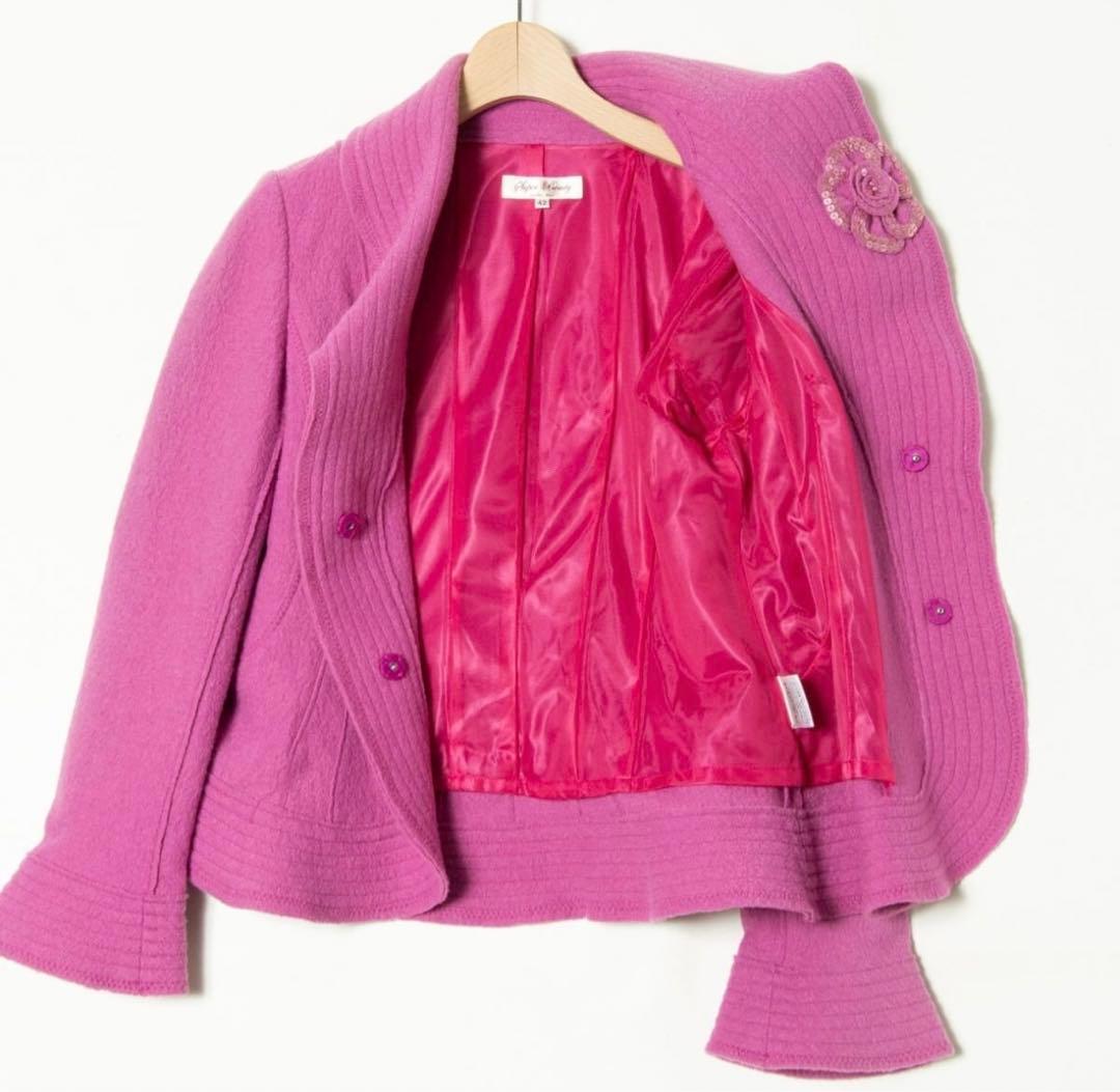 価格3万円程●Super Beauty ジャケット コサージュ付き L相当