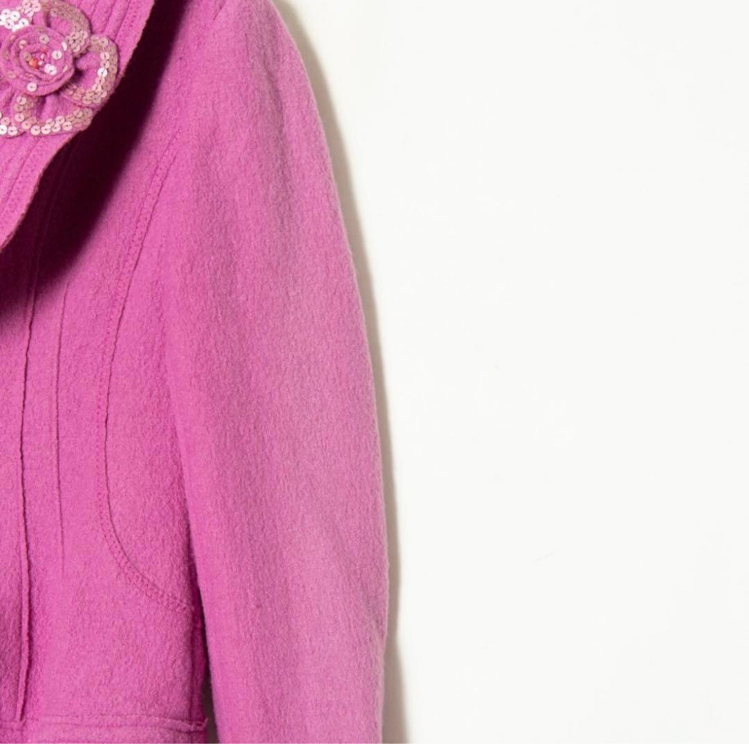 価格3万円程●Super Beauty ジャケット コサージュ付き L相当