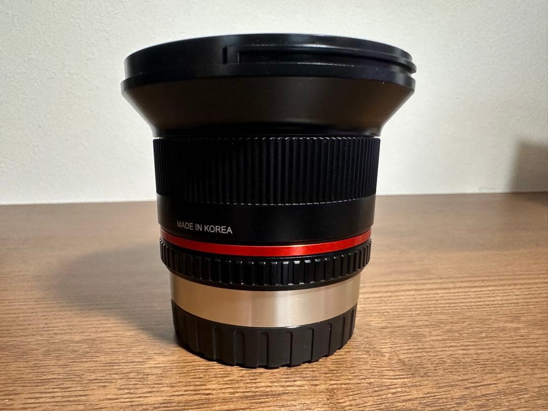 美品SAMYANG 12mm f2.0単焦点超広角レンズ　Xマウント