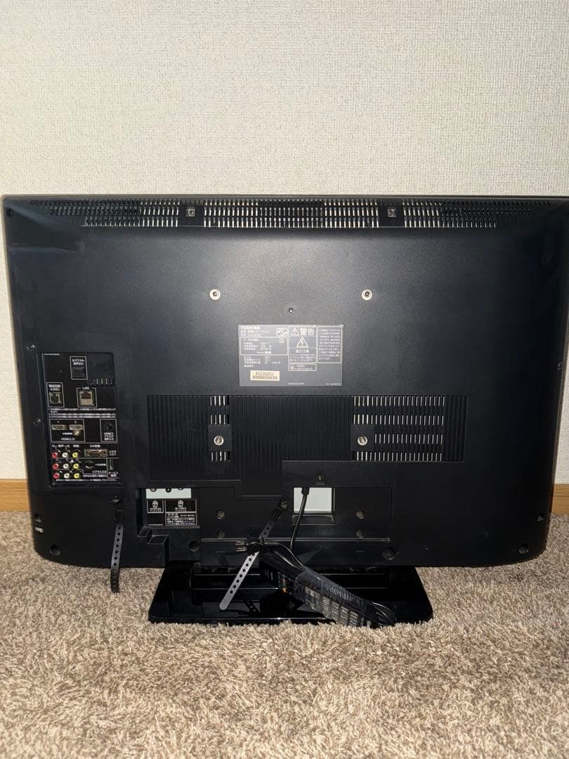 TOSHIBA REGZA テレビ32インチリモコン付き