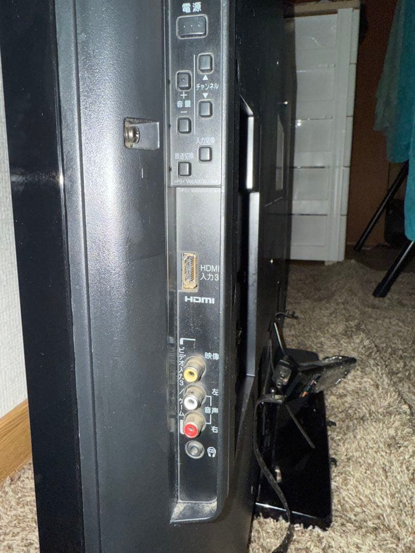 TOSHIBA REGZA テレビ32インチリモコン付き