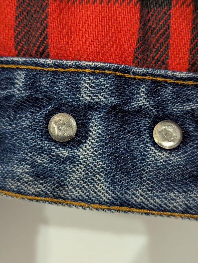 80s USA製 リーバイス 70411-0816 裏地ネル 70505 4th