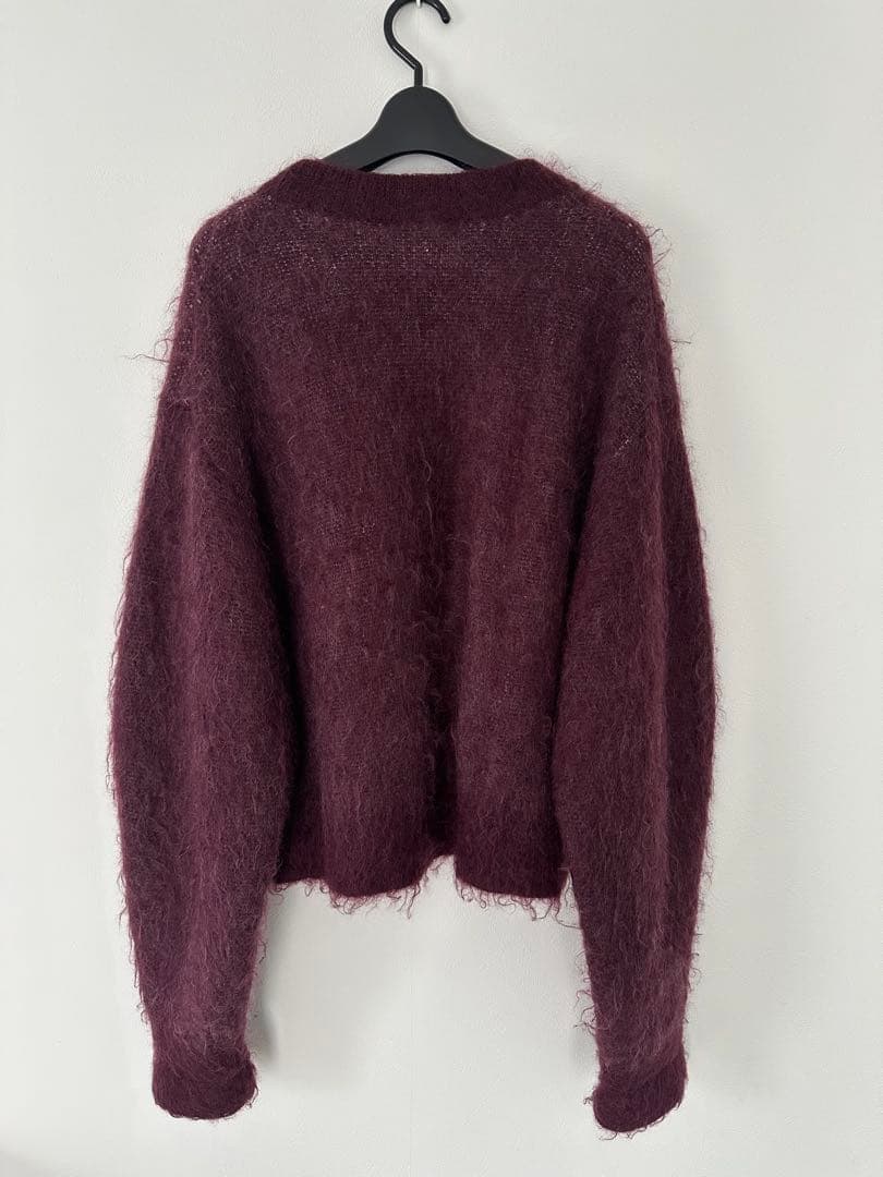 トップス NKNIT 22AW-016 wave pattern mohair KNIT