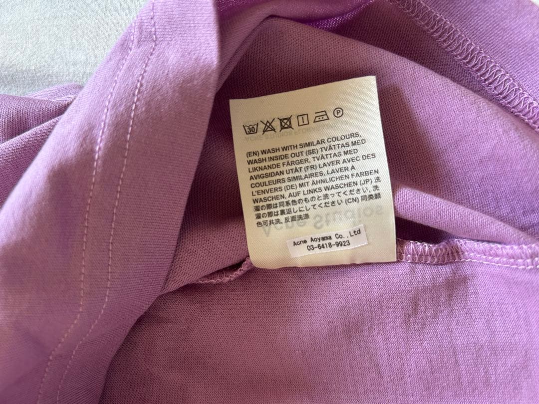 【新品】Acne Studiosアクネストゥディオズ フェイス長袖Tシャツ XS