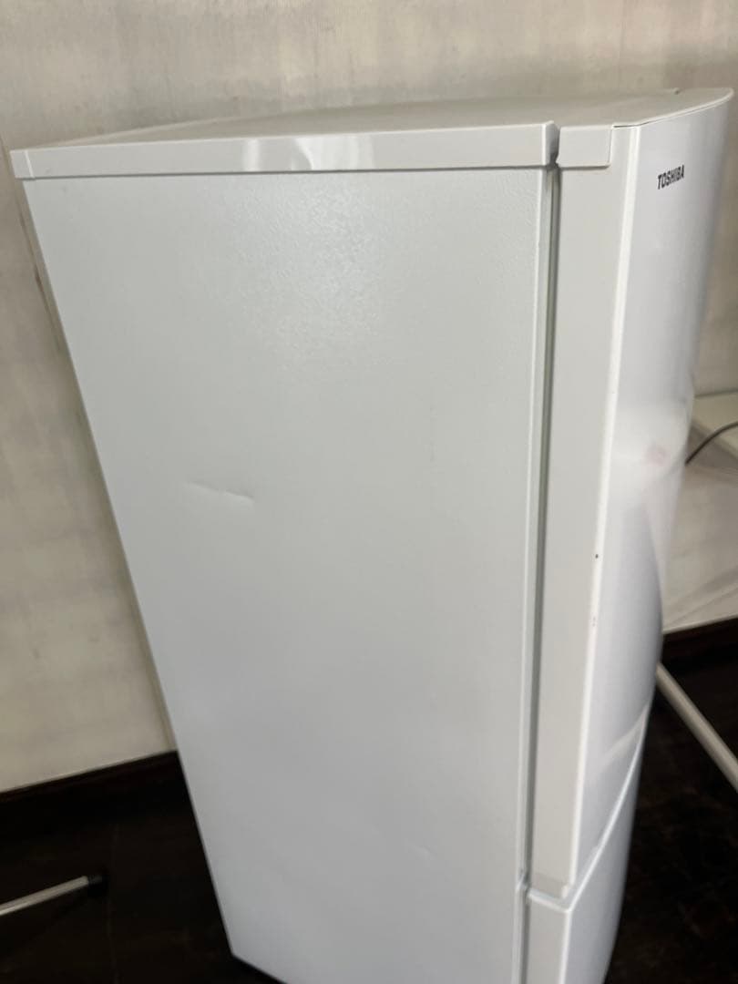 TOSHIBA 東芝　2ドア冷蔵庫 ホワイト　GR-U15BS 2023年式