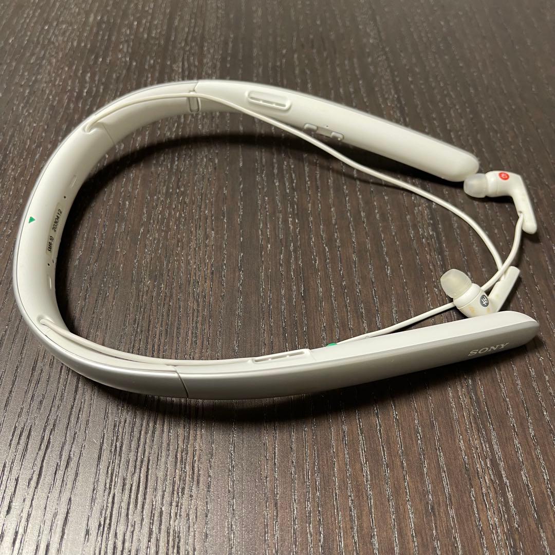 ソニー 首掛け集音器・ワイヤレスTVスピーカー イヤホン SMR-10 ホワイト