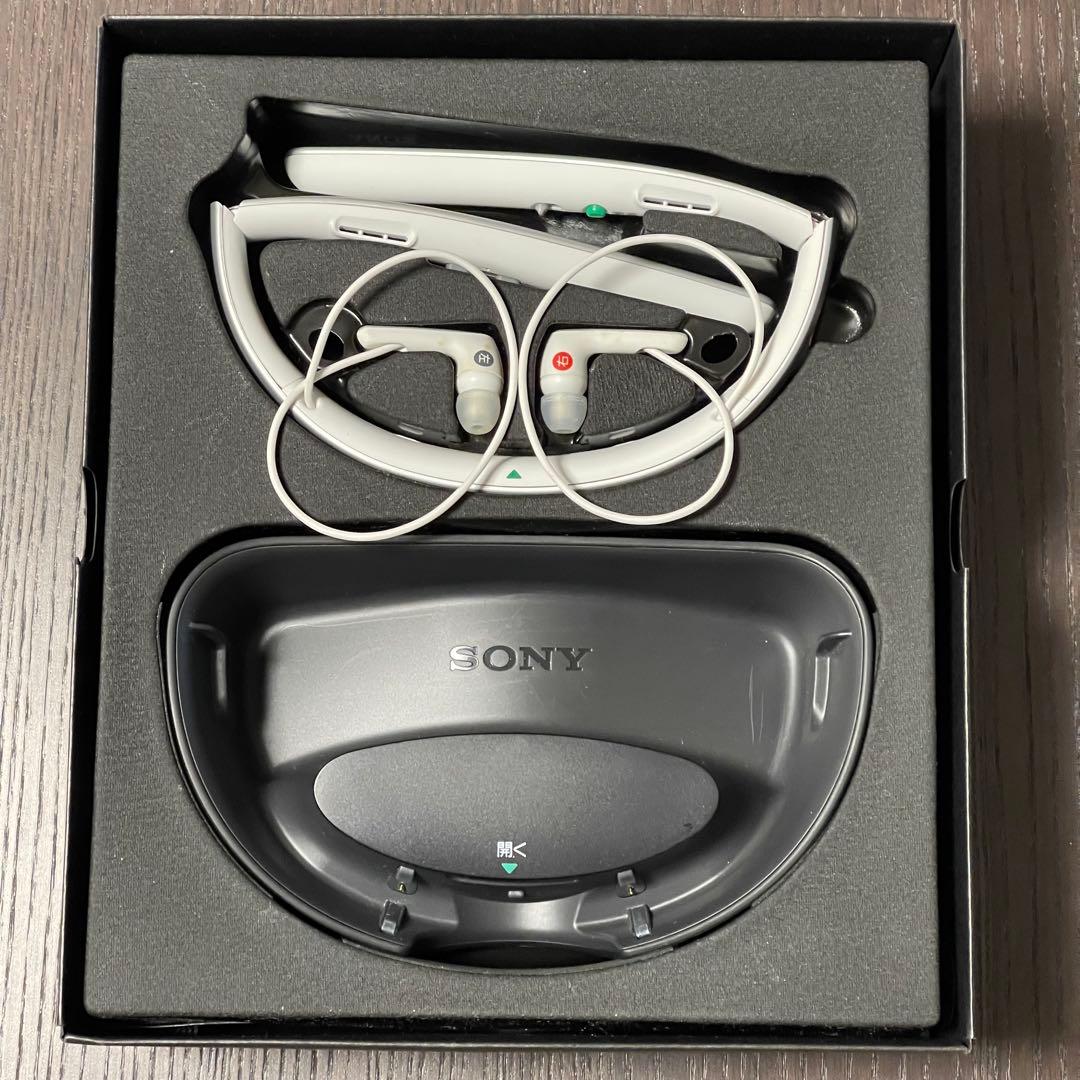 ソニー 首掛け集音器・ワイヤレスTVスピーカー イヤホン SMR-10 ホワイト