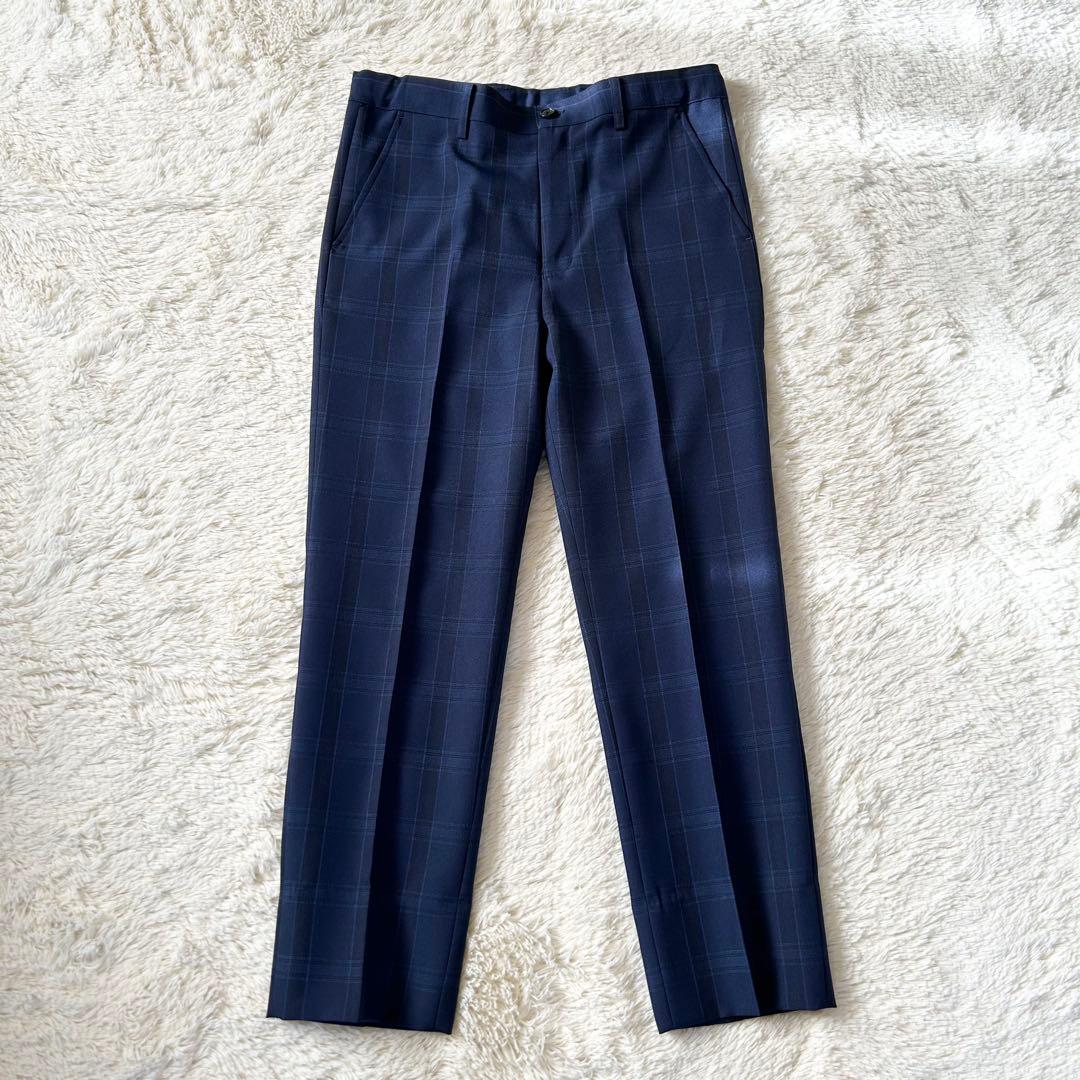 WF 卒業式 フォーマルスーツ スリーピース セットアップ 5点セット ネイビー