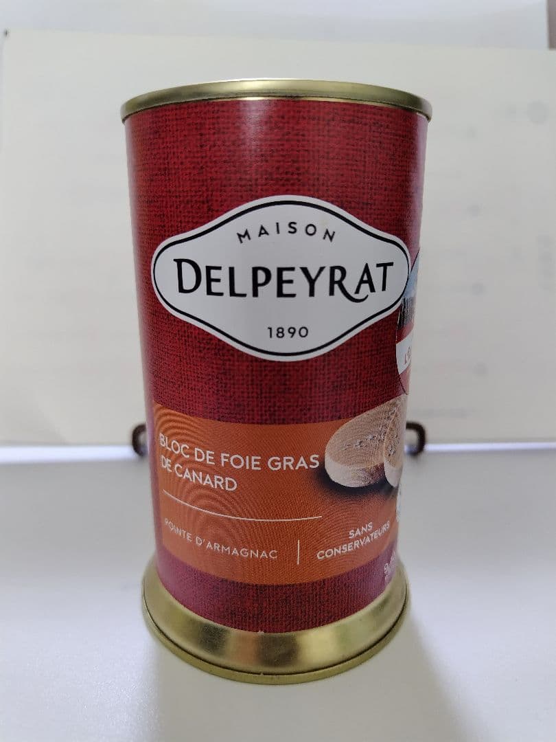 フォアグラ ド カナール 330g 缶詰 Delpeyrat アルマニャック