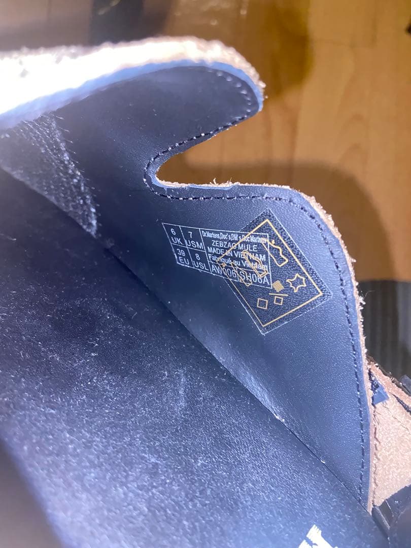 ドクターマーチン　ZEBZAG ミュール スリング バックシューズ