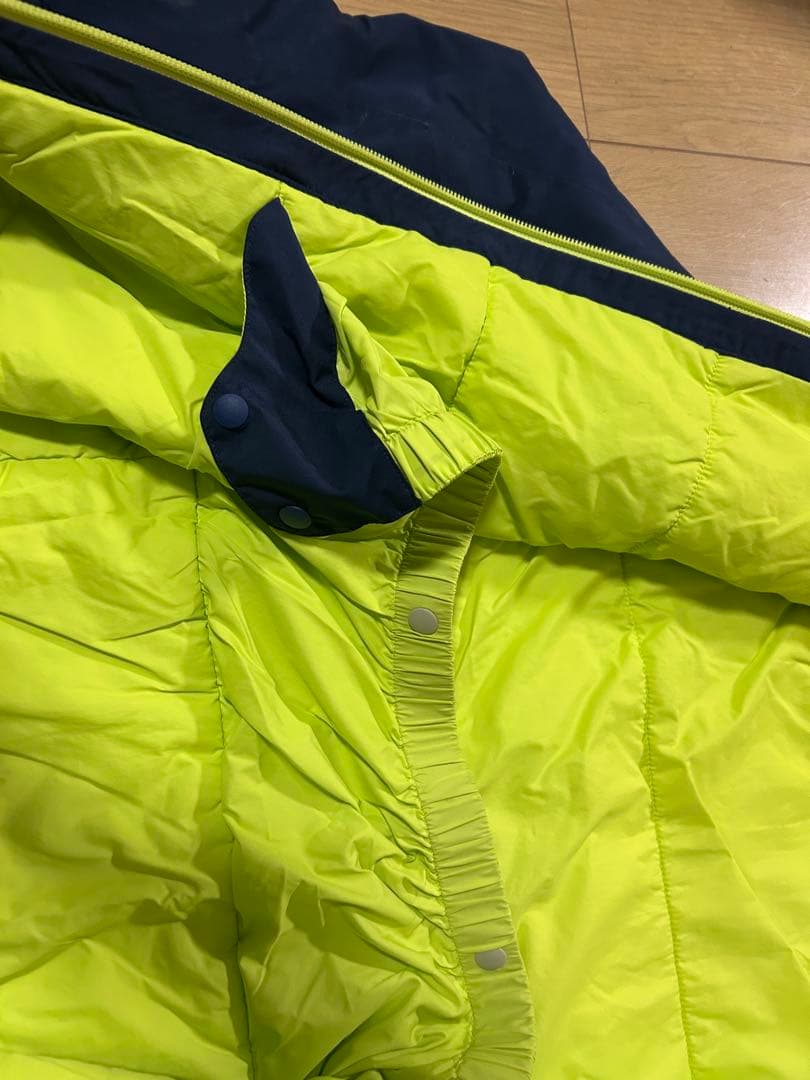 mont-bell 子ども用ウェア ネイビー/ライム140サイズ⭐︎超美品！