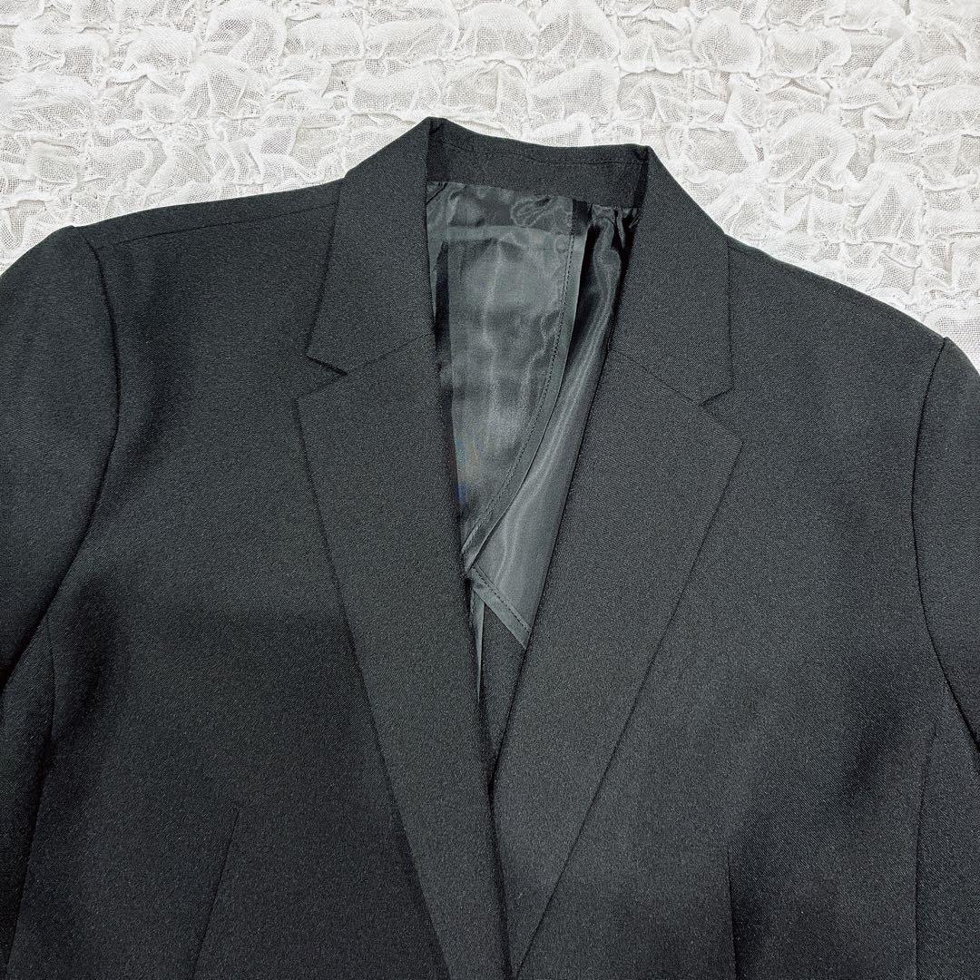 未使用　3L スーツ　黒　ジャケット　スカート　洗える　大きい　通勤　ブラック