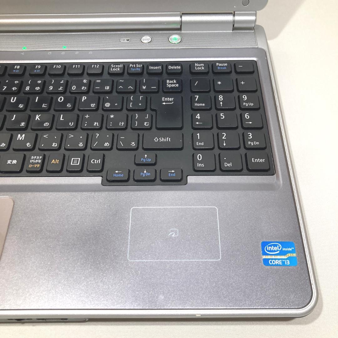 初心者✨大画面・DVD・大容量✨シルバー✨すぐ使えるノートパソコン◇T359-3