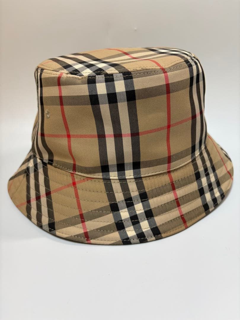 【ほぼ未使用】バーバリー ノバチェック バケットハット Lサイズ