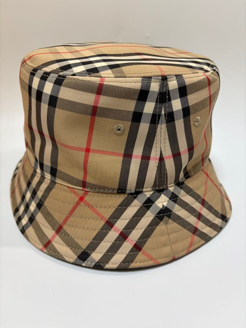 【ほぼ未使用】バーバリー ノバチェック バケットハット Lサイズ
