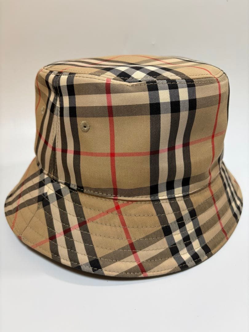 【ほぼ未使用】バーバリー ノバチェック バケットハット Lサイズ