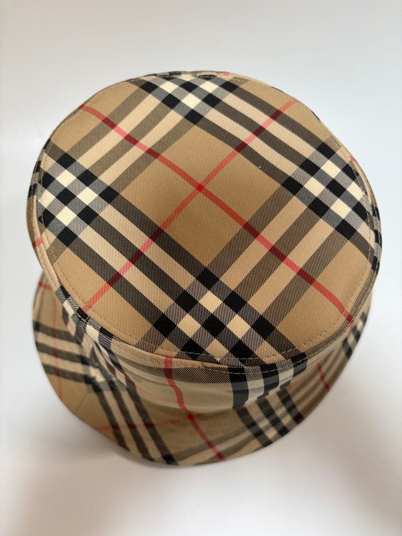 【ほぼ未使用】バーバリー ノバチェック バケットハット Lサイズ