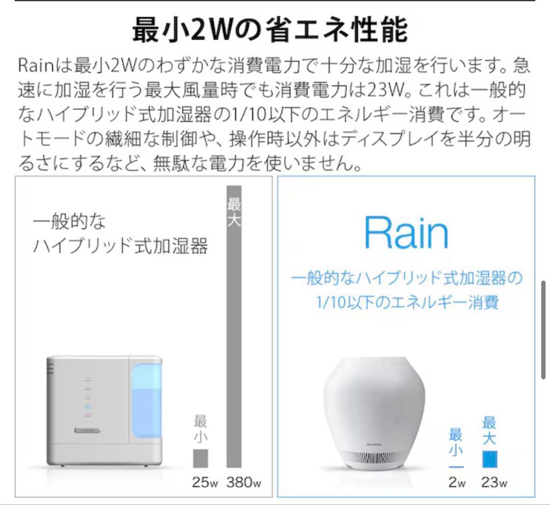 ふ*の様 【BALMUDA バルミューダ 】BALMUDA Rain加湿器202