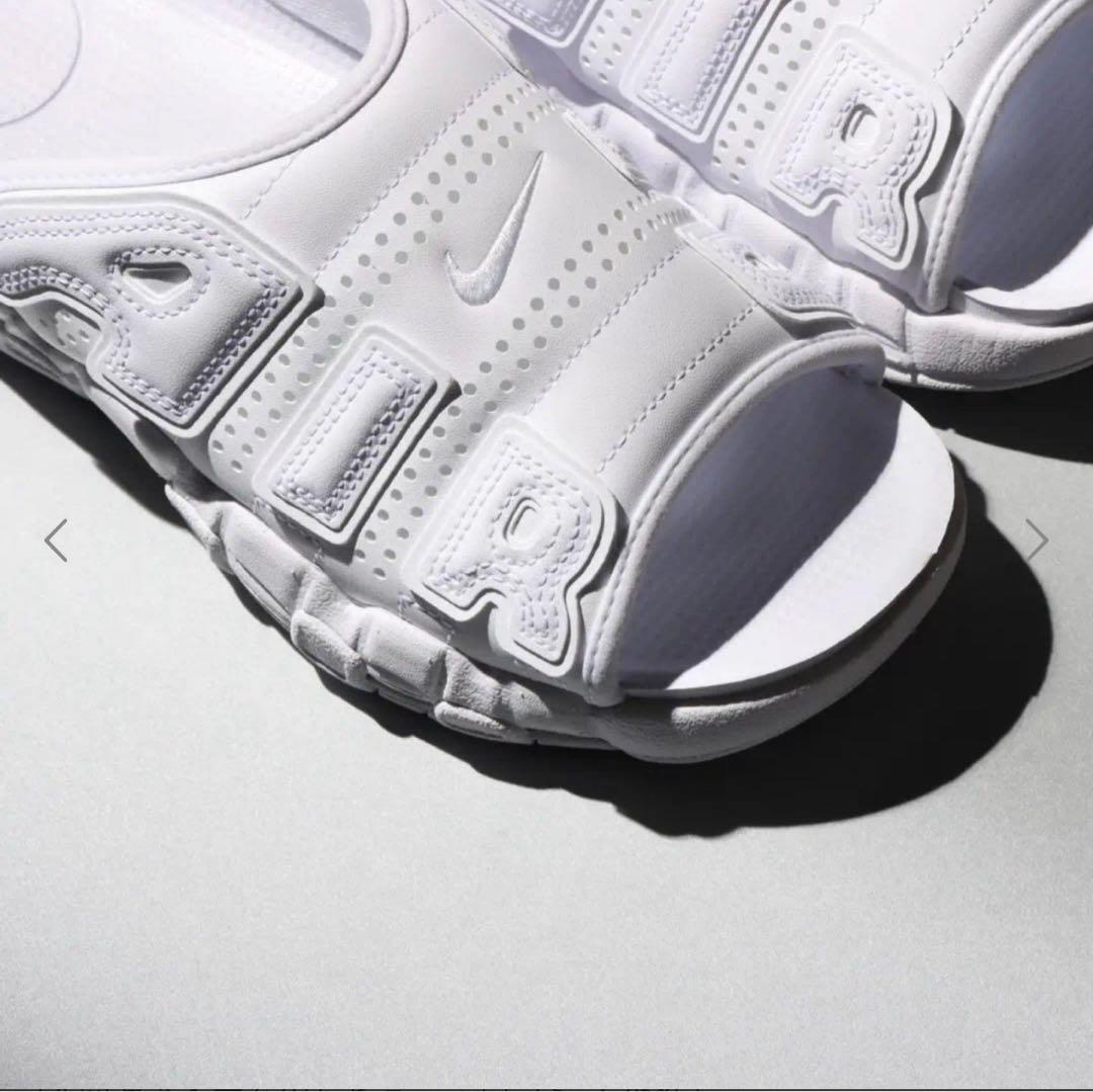 NIKE AIR MORE UPTEMPO SLIDE 28センチ　　White