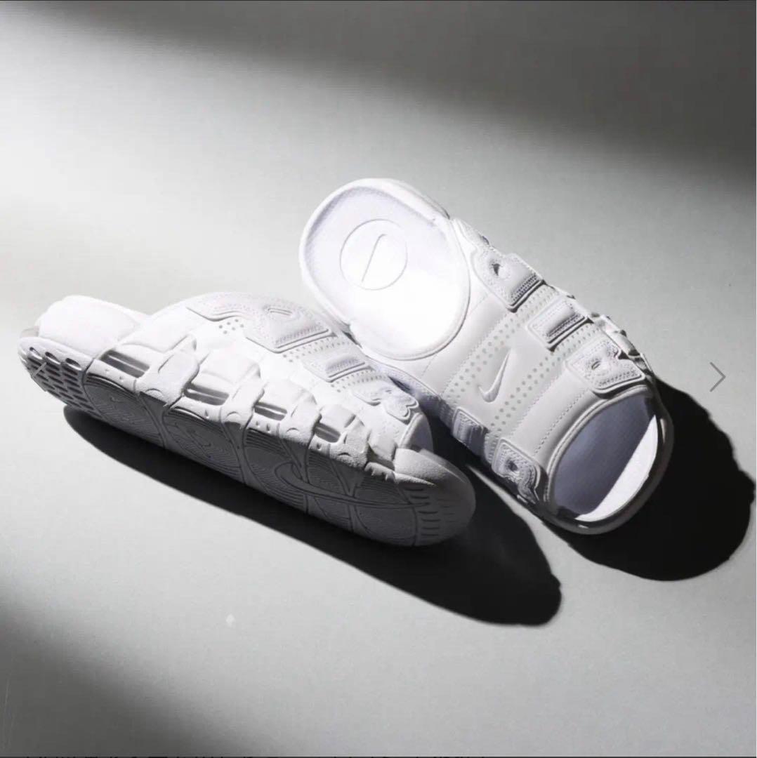 NIKE AIR MORE UPTEMPO SLIDE 28センチ　　White