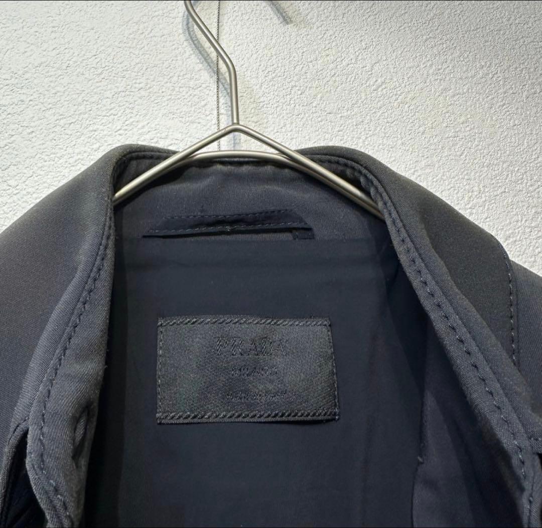 希少 PRADA MILANO 上質 ステッチ 変形 ジャケット