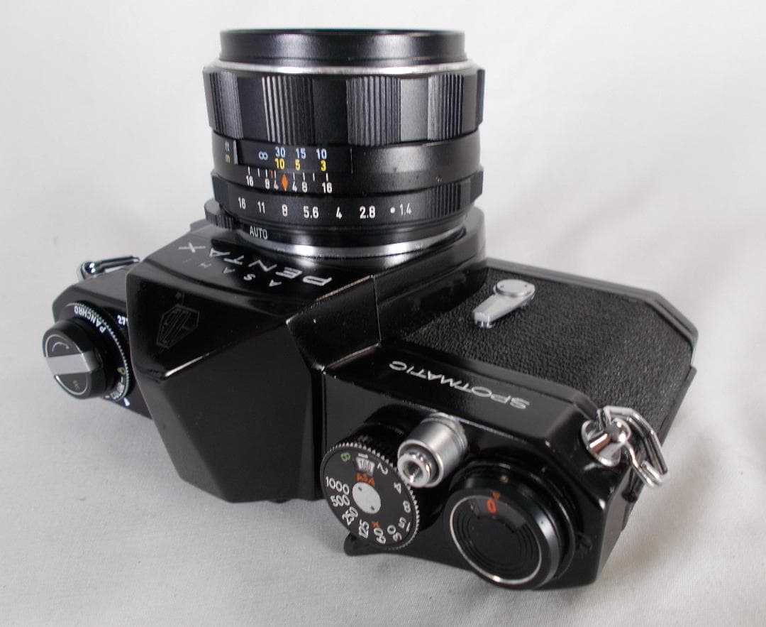 フィルムカメラ 整備済　Pentax SP　+ レンズ f/1.4　K263