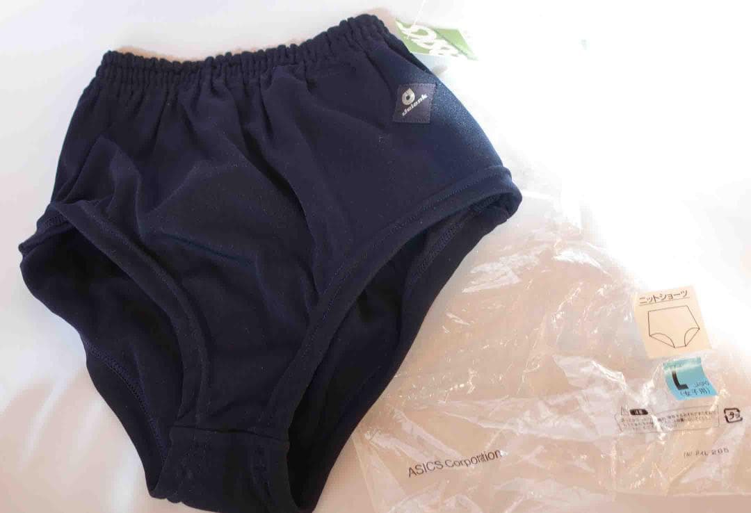 アシックス　ジェレンク　U-718　新品　ナイロン　ブルマ　ロイヤルブルー　L