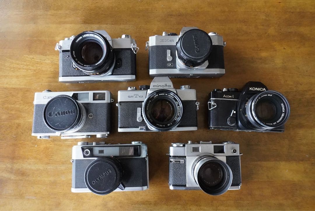 フィルムカメラレンズ　ジャンクセット