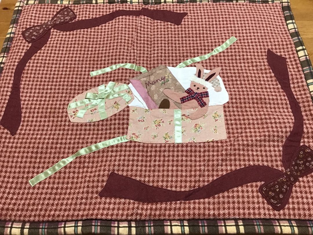 マニー　うさぎ　クリスマス　マット