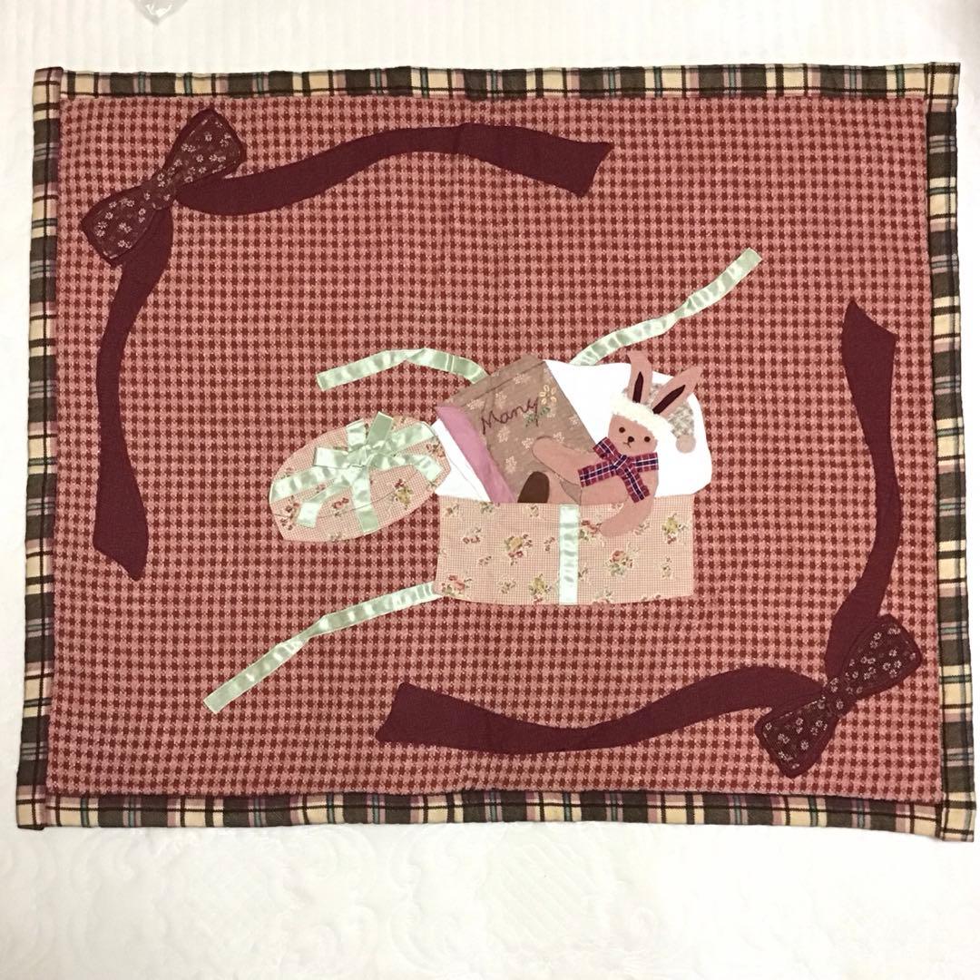 マニー　うさぎ　クリスマス　マット