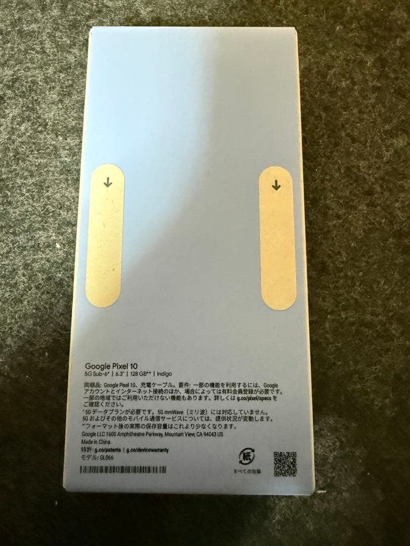 スマートフォン本体 Google Pixel 10 indigo 128GB