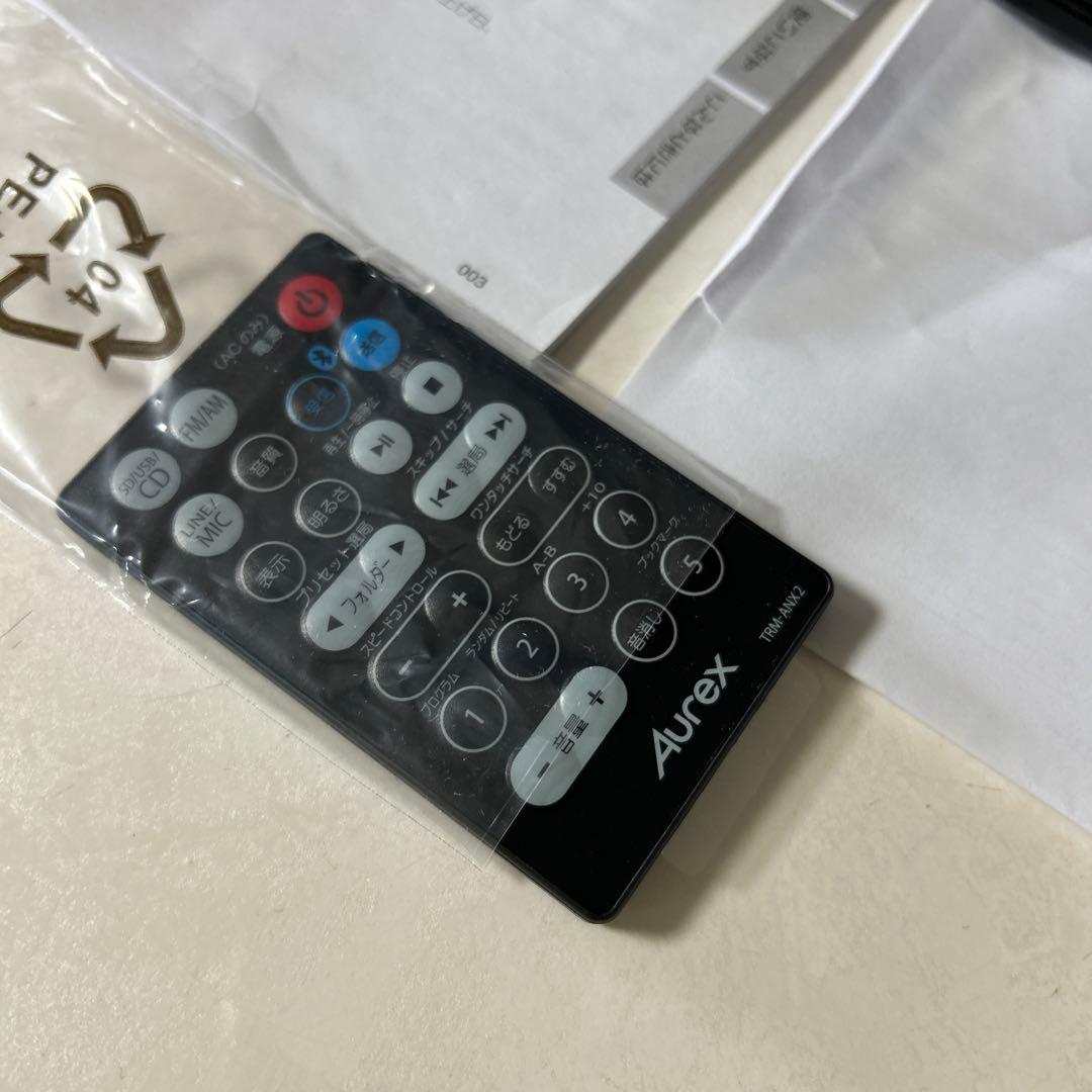 東芝 Aurex　CD・USB・SD・Bluetooth・ラジオTY-ANX1