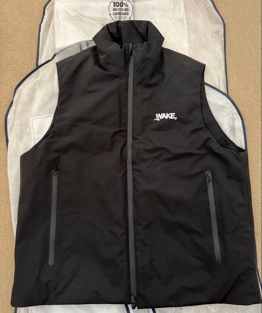 ジャケット・アウター wake Sapporo WAKE 3LYR DWN VST BLACK M