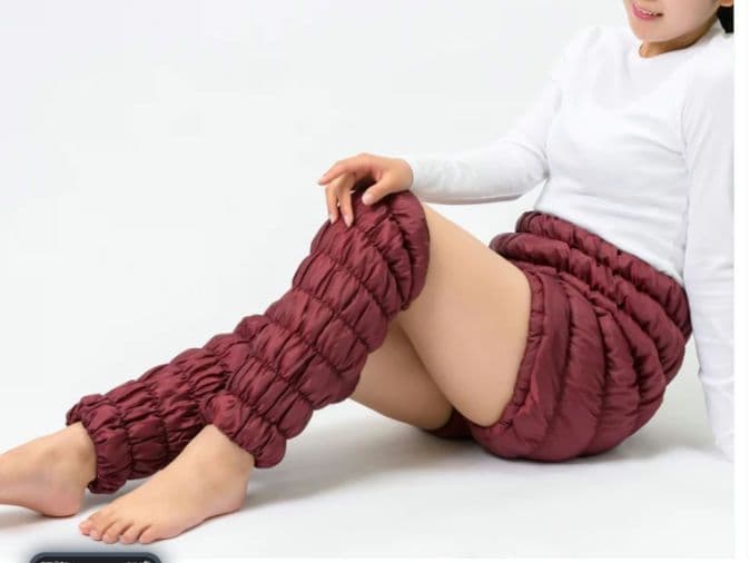 ルーヴルドーかぼちゃパンツ　暖房要らず　ボルドー★