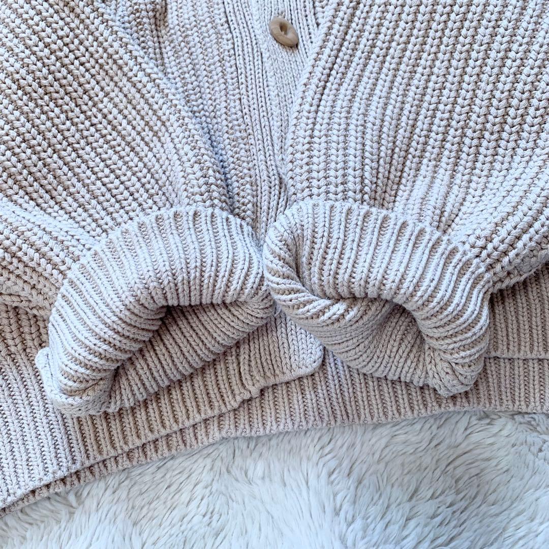 Seed and Soil オーガニックコットン　カーディガン