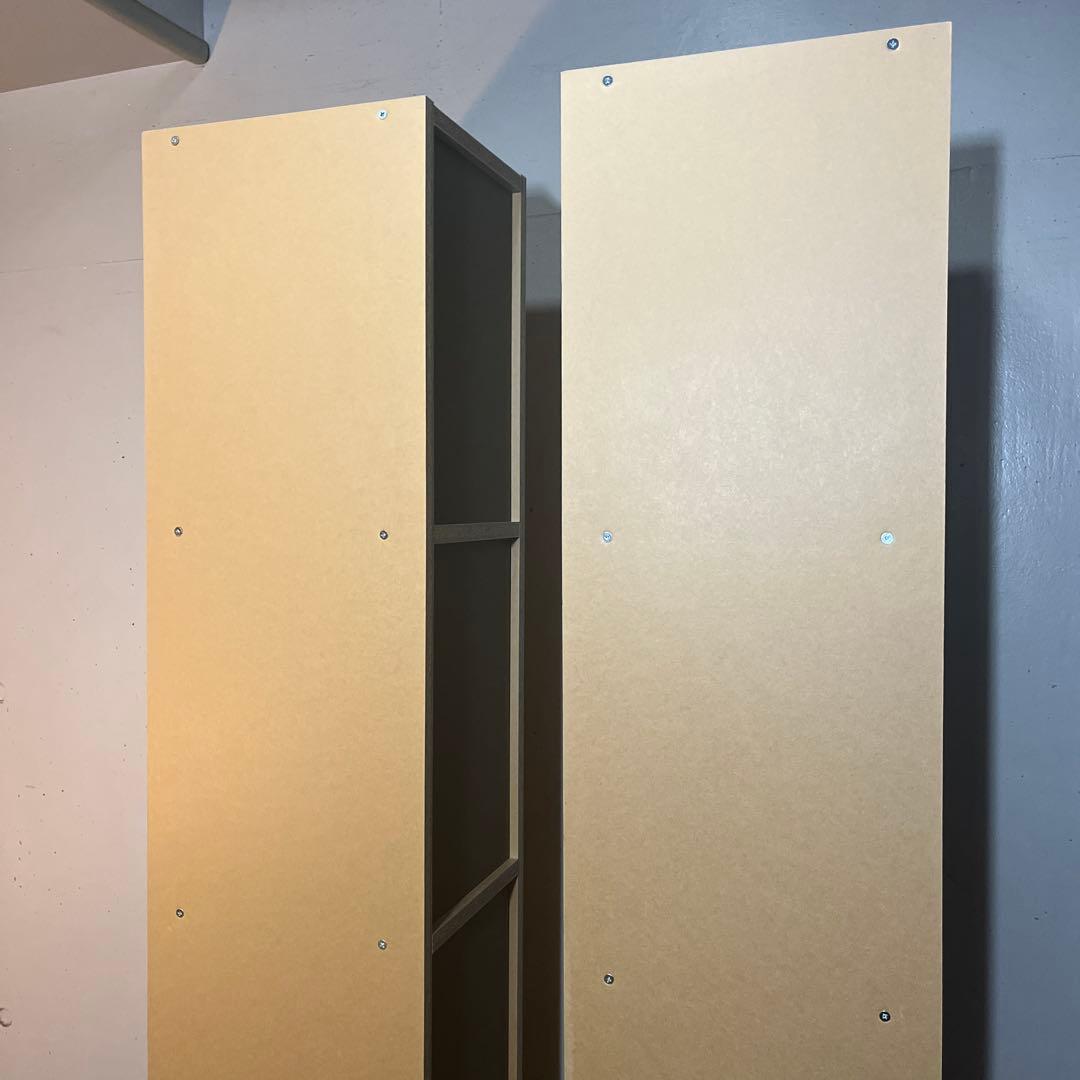 美品・廃盤希少★無印 パルプボードボックス・スリム・５段 ２個セット