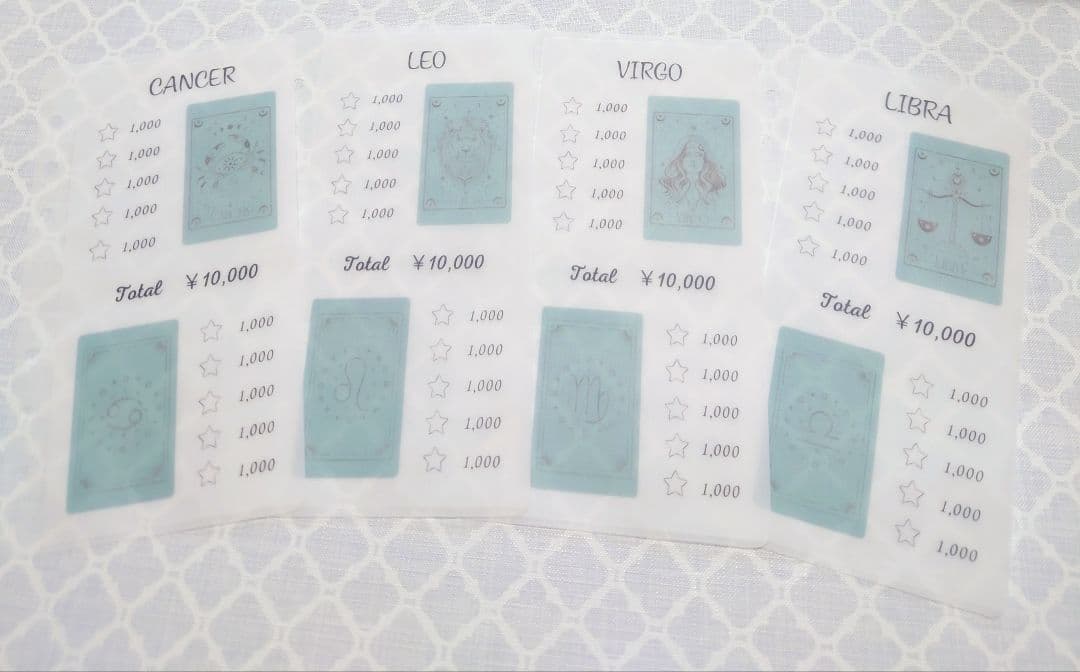 Ｏ宮　星座リフィル＆スクラッチ　タロットスクラッチ