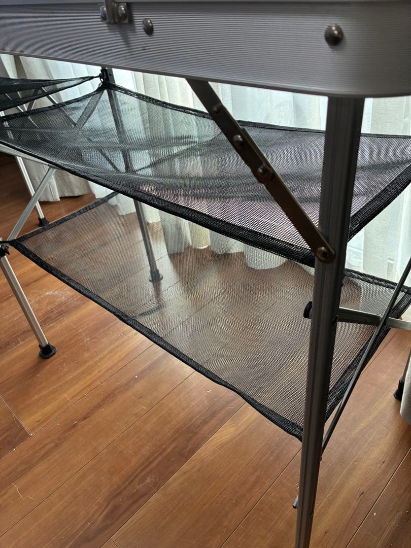 絶版品　Coleman プロスタイル キッチンテーブル コンロ置き・ハンガー付き